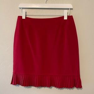 Worthington Petite Red Stretch Skirt
